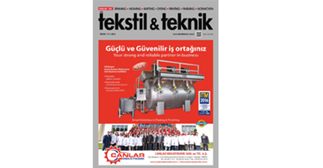 Tekstil Teknik Dergisi Nisan 2016 Sayısı